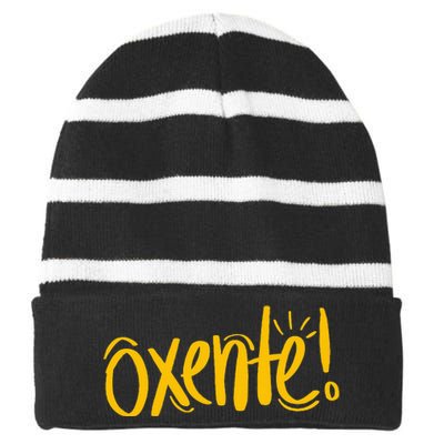 Camisa Brasil Brazil Oxente Oxe Norderste Bahia Brazilian Striped Beanie with Solid Band