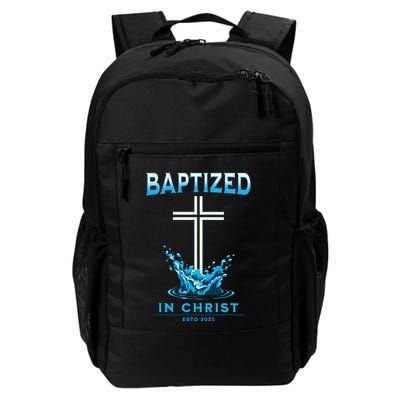 Christian Baptism Baptized In Christ Keepsake Daily Commute Backpack