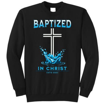 Christian Baptism Baptized In Christ Keepsake Tall Sweatshirt