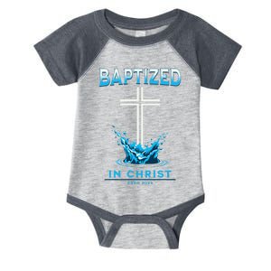 Christian Baptism Baptized In Christ Keepsake Infant Baby Jersey Bodysuit