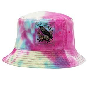 Crows Before Bros Support Your Local Murder Tie-Dyed Bucket Hat