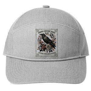 Crows Before Bros Support Your Local Murder 7-Panel Snapback Hat