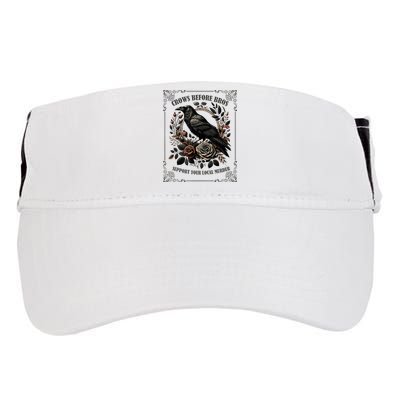 Crows Before Bros Support Your Local Murder Adult Drive Performance Visor