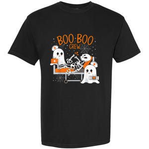 Cool Boo Boo Crew Ghost Doctor Paramedic Nurse Halloween Garment-Dyed Heavyweight T-Shirt