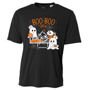 Cool Boo Boo Crew Ghost Doctor Paramedic Nurse Halloween Cooling Performance Crew T-Shirt