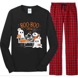 Cool Boo Boo Crew Ghost Doctor Paramedic Nurse Halloween Long Sleeve Pajama Set