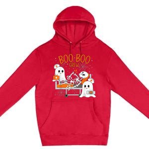 Cool Boo Boo Crew Ghost Doctor Paramedic Nurse Halloween Premium Pullover Hoodie