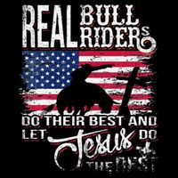 Christian BullRider Bull Riding Jesus Western Sports 16 in Basic Backpack