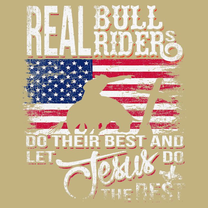 Christian BullRider Bull Riding Jesus Western Sports Cooling Performance Crew T-Shirt