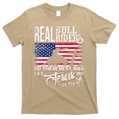 Christian BullRider Bull Riding Jesus Western Sports T-Shirt