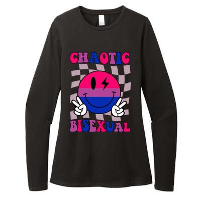 Chaotic Bisexual Bi Lgbt Bisexual Pride Womens CVC Long Sleeve Shirt