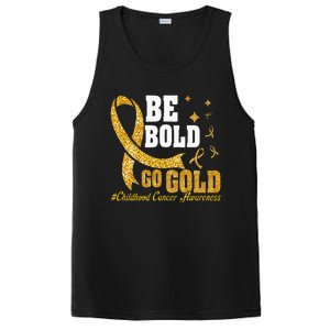 Childhood Be Bold Go Gold Childhood Cancer Awareness PosiCharge Competitor Tank