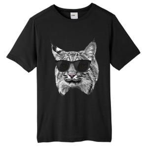 Cool Bobcat Bobcats Sunglasses Animal Lover Tall Fusion ChromaSoft Performance T-Shirt