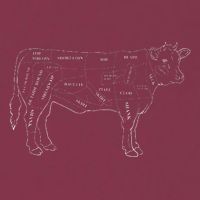 Cow Butcher Beef Cuts Diagram Eat Beef Butcher Cut Chart 16oz Travel Tumbler