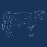 Cow Butcher Beef Cuts Diagram Eat Beef Butcher Cut Chart Infant Baby Jersey Bodysuit