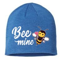 Cute Bee Beekeeper Valentines Day Be Mine Gift Sustainable Beanie