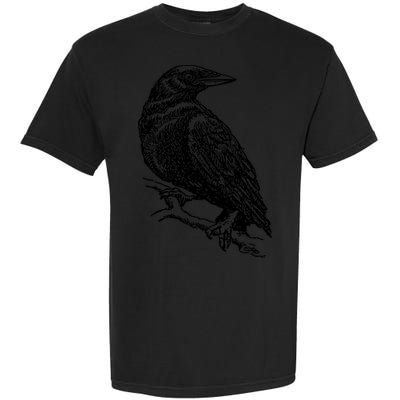 Crow Black Bird Garment-Dyed Heavyweight T-Shirt