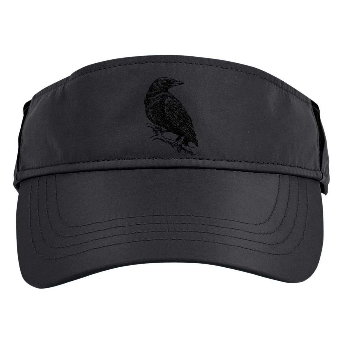 Crow Black Bird Adult Drive Performance Visor