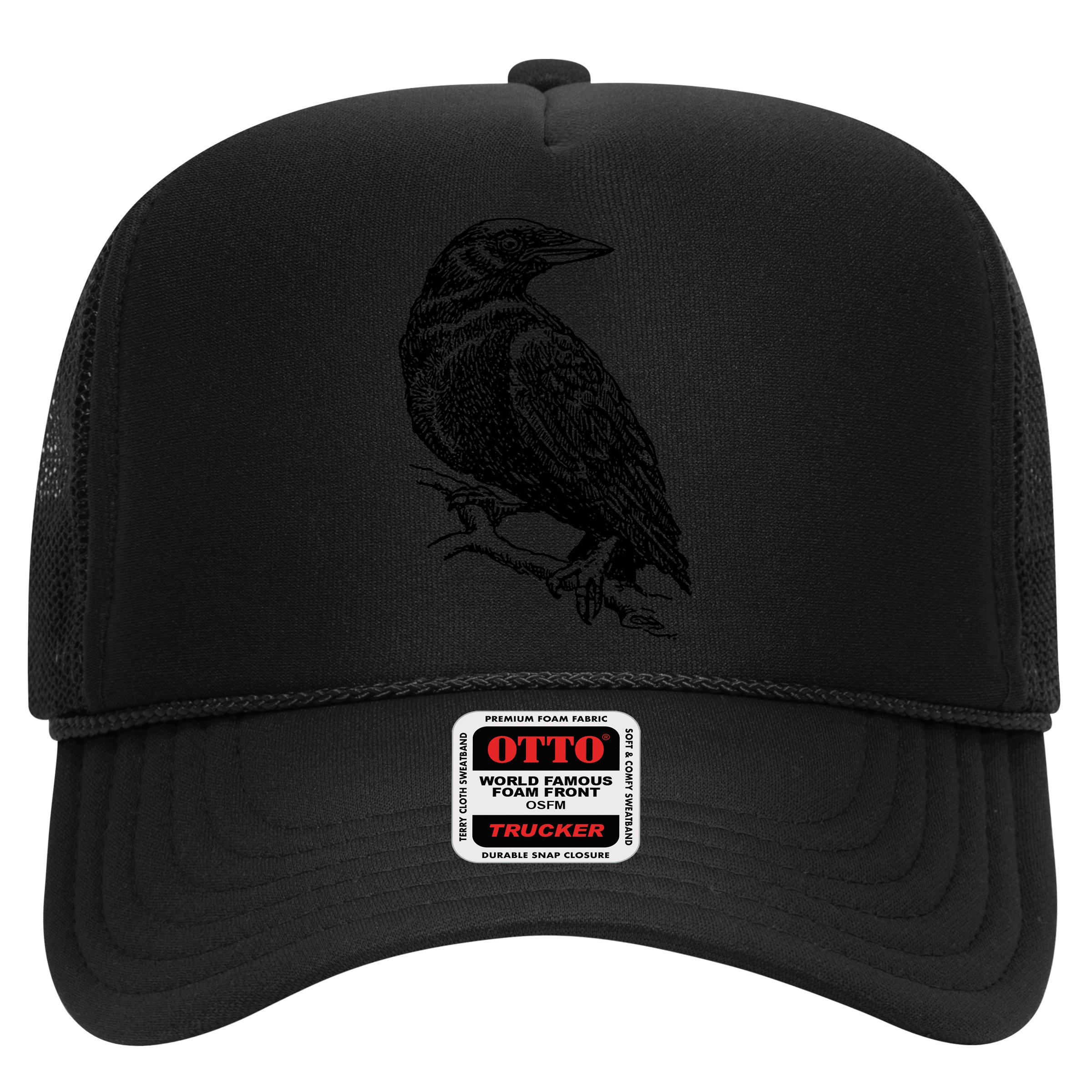 Crow Black Bird Hat