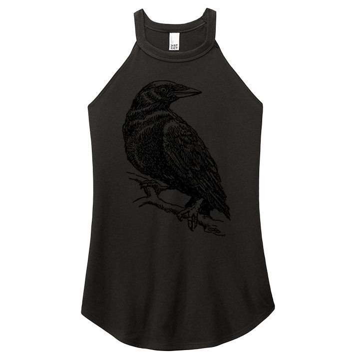 Crow Black Bird Women's Perfect Tri Rocker Tank