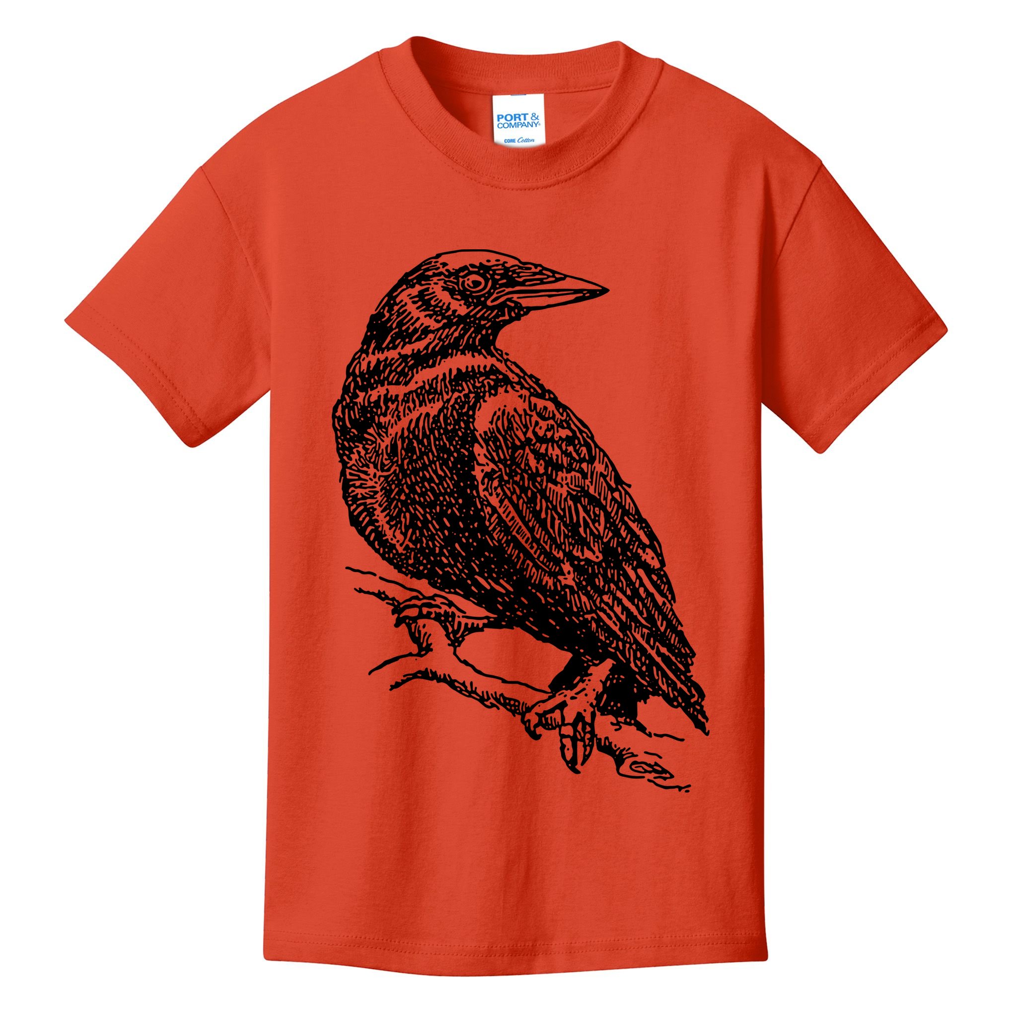 Crow Black Bird Kids T-Shirt