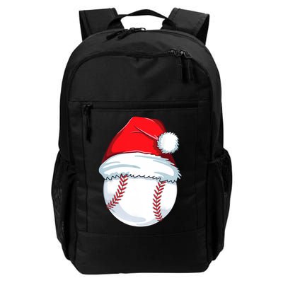 Christmas Baseball Ball Santa Pajama Backpack