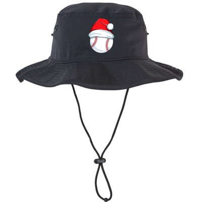 Christmas Baseball Ball Santa Pajama Bucket Hat