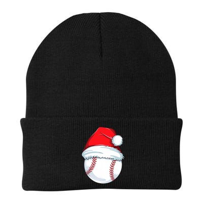Christmas Baseball Ball Santa Pajama Beanie