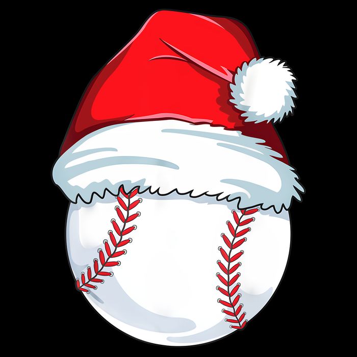 Christmas Baseball Ball Santa Pajama Drawstring Bag