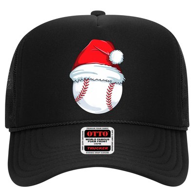 Christmas Baseball Ball Santa Pajama Hat