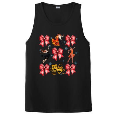 Coquette Bow Broadway Theater Musical Christmas PosiCharge Competitor Tank