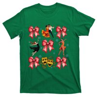 Coquette Bow Broadway Theater Musical Christmas T-Shirt