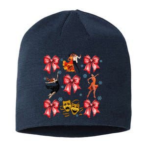 Coquette Bow Broadway Theater Musical Christmas Sustainable Beanie