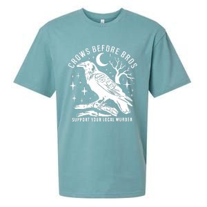 Crows Before Bros Support Your Local Murrder Sueded Cloud Jersey T-Shirt