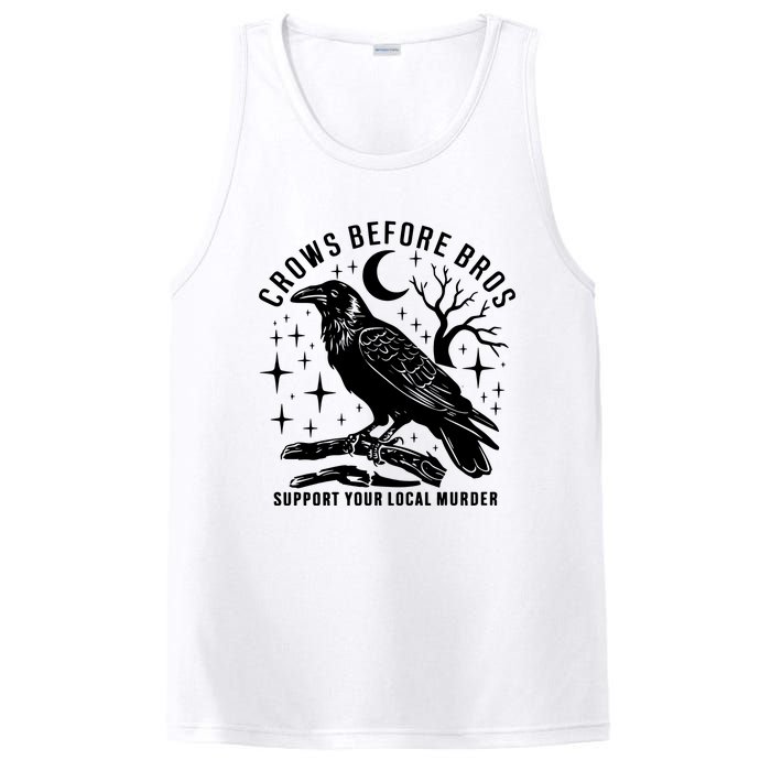 Crows Before Bros Support Your Local Murrder PosiCharge Competitor Tank