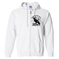 Crows Before Bros Support Your Local Murrder Full Zip Hoodie