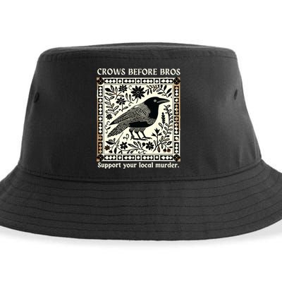 Crows Before Bros Sustainable Bucket Hat