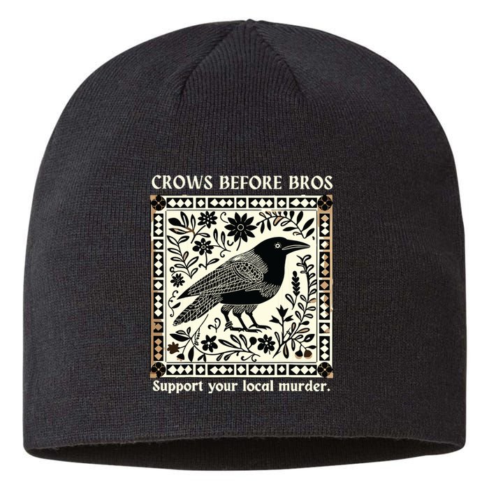 Crows Before Bros Sustainable Beanie