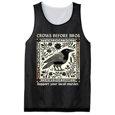 Crows Before Bros Mesh Reversible Basketball Jersey Tank
