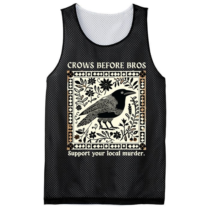 Crows Before Bros Mesh Reversible Basketball Jersey Tank