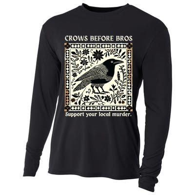 Crows Before Bros Cooling Performance Long Sleeve Crew