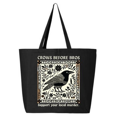 Crows Before Bros 25L Jumbo Tote