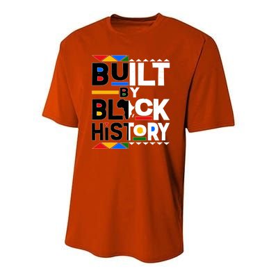 Cool Built By Black History Youth Performance Sprint T-Shirt