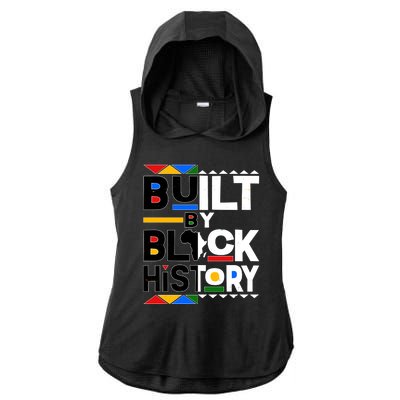 Cool Built By Black History Ladies PosiCharge Tri-Blend Wicking Draft Hoodie Tank