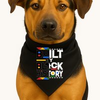 Cool Built By Black History USA-Made Doggie Bandana