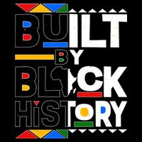 Cool Built By Black History USA-Made Doggie Bandana