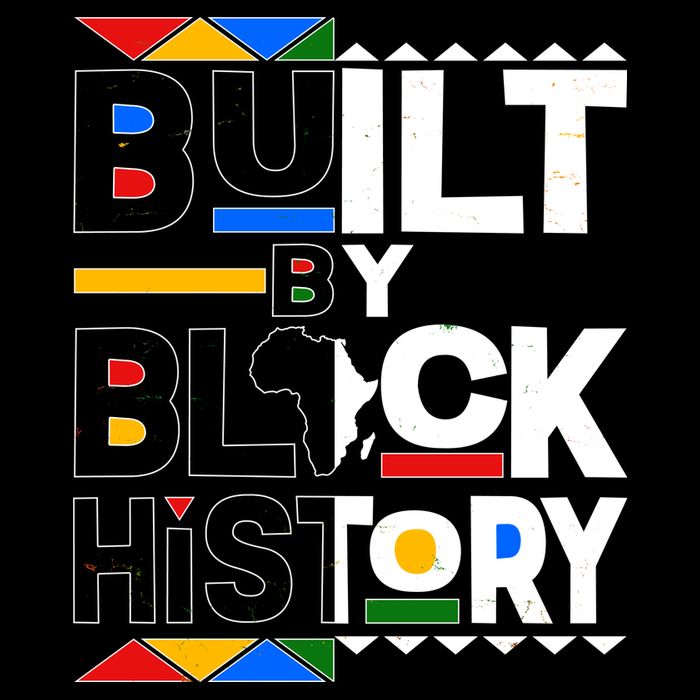 Cool Built By Black History USA-Made Doggie Bandana