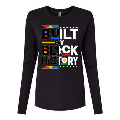 Cool Built By Black History Womens Cotton Relaxed Long Sleeve T-Shirt