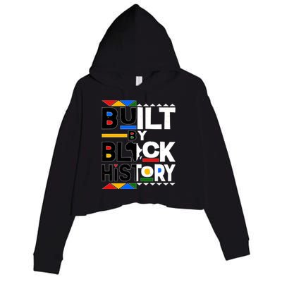 Cool Built By Black History Crop Fleece Hoodie