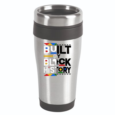 Cool Built By Black History 16oz Travel Tumbler